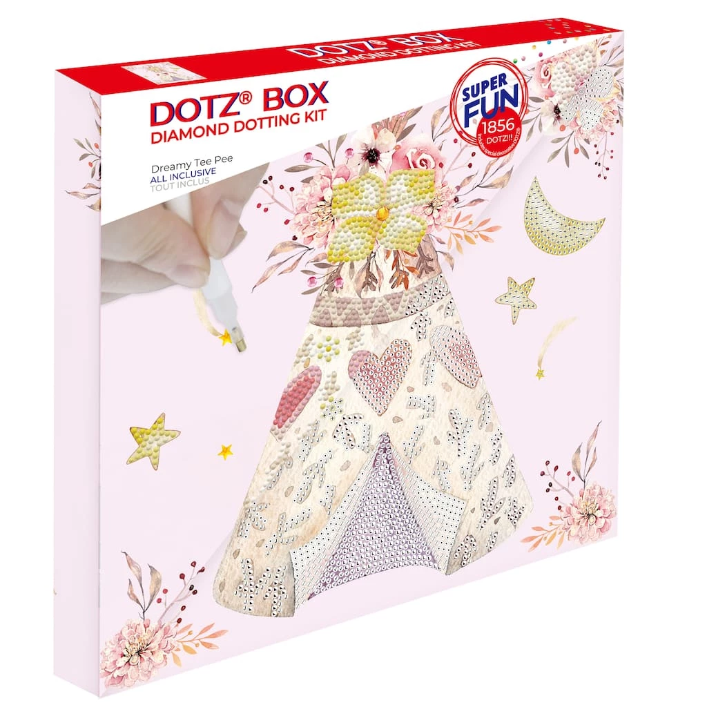 Hot Sale ๐ Diamond Dotz® Dreamy Tee Pee Diamond Art Box Kit ๐งจ 3 Hot Sale ๐ Diamond Dotz® Dreamy Tee Pee Diamond Art Box Kit ๐งจ - Image 3