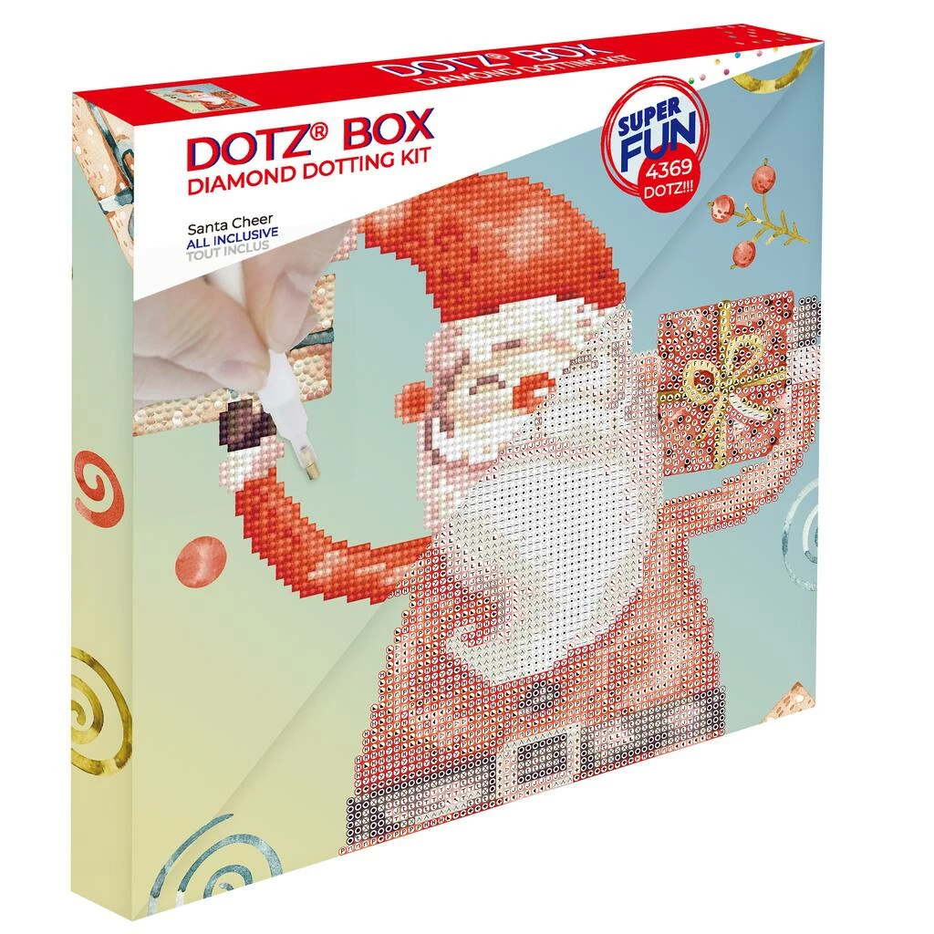 Budget ✨ Diamond Dotz® Santa Cheer Diamond Art Box Kit 💯 3 Budget ✨ Diamond Dotz® Santa Cheer Diamond Art Box Kit 💯 - Image 3