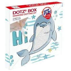 Best deal ✨ Diamond Dotz® Dolphin Hi! Diamond Art Box Kit ❤️ -Diamond Dotz Shop D610392S 1