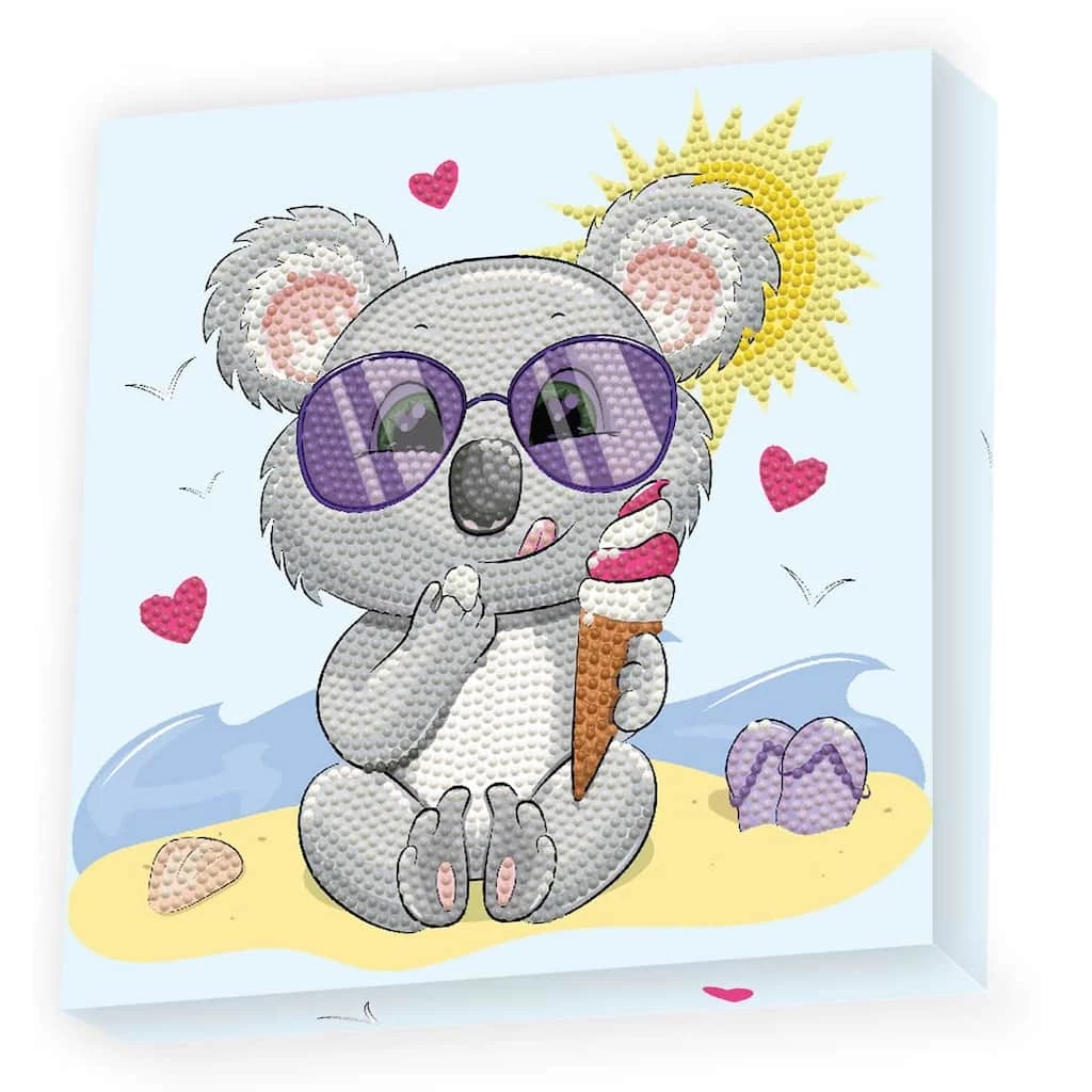 Discount 👍 Diamond Dotz® Koala Cream Diamond Art Box Kit 🌟 1 Discount 👍 Diamond Dotz® Koala Cream Diamond Art Box Kit 🌟