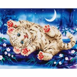 Deals ๐งจ Diamond Dotz® Baby Tiger Roly Poly Diamond Painting Artwork Kit ๐ฅฐ