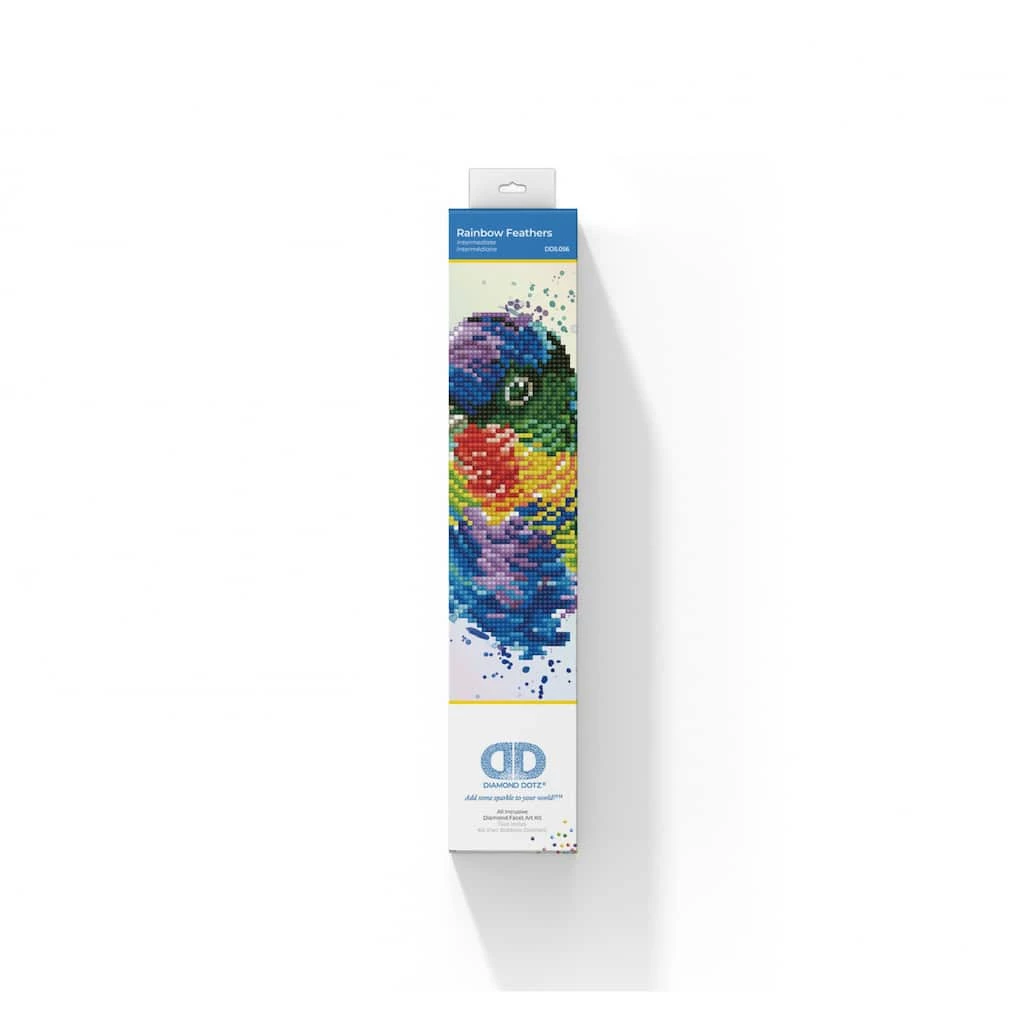 Deals 🥰 Diamond Dotz® Rainbow Feathers Diamond Painting Artwork Kit 🛒 3 Deals 🥰 Diamond Dotz® Rainbow Feathers Diamond Painting Artwork Kit 🛒 - Image 3
