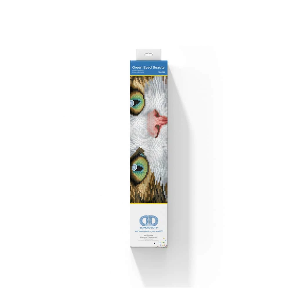 Wholesale ๐ Diamond Dotz® Green Eyed Beauty Diamond Painting Artwork Kit ๐ฅ 3 Wholesale ๐ Diamond Dotz® Green Eyed Beauty Diamond Painting Artwork Kit ๐ฅ - Image 3