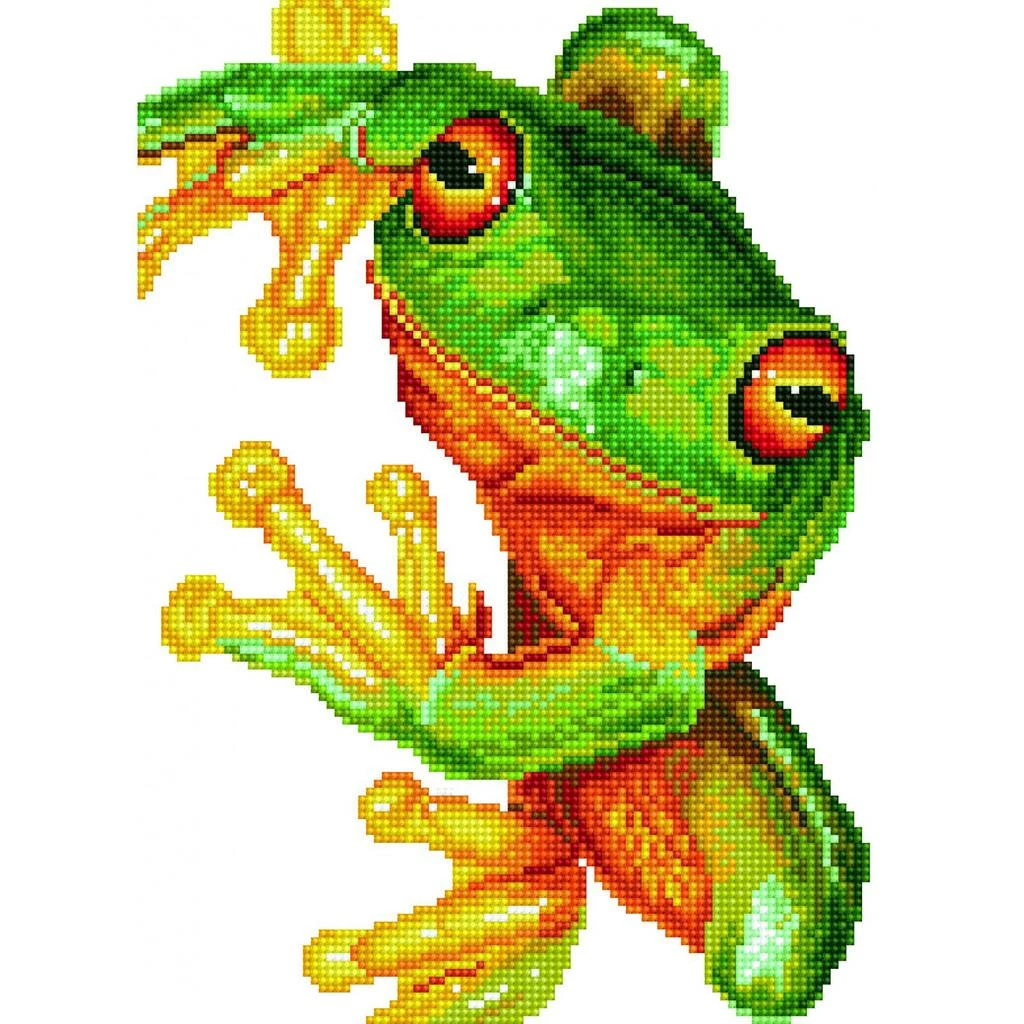 Cheapest ๐ Diamond Dotz® Intermediate Level Green Tree Frog Diamond Painting Kit โค๏ธ 2 Cheapest ๐ Diamond Dotz® Intermediate Level Green Tree Frog Diamond Painting Kit โค๏ธ - Image 2