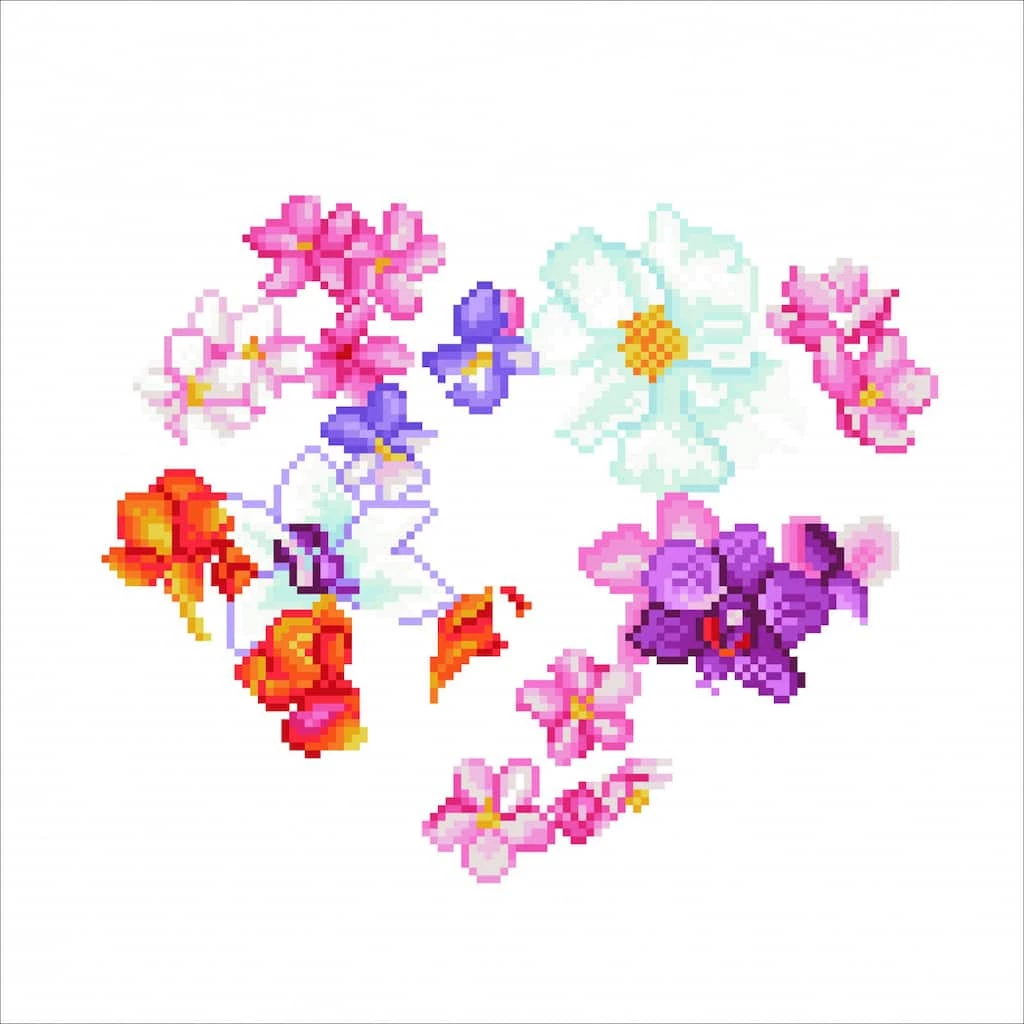 Best deal ๐ Diamond Dotz® Intermediate Level Flower Heart Diamond Painting Kit ๐ฅ 2 Best deal ๐ Diamond Dotz® Intermediate Level Flower Heart Diamond Painting Kit ๐ฅ - Image 2