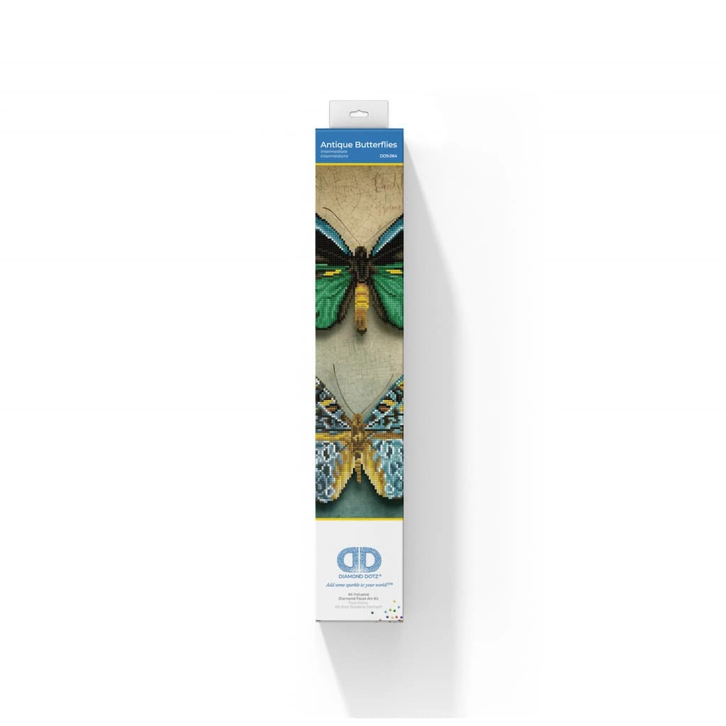 Flash Sale 🛒 Diamond Dotz® Intermediate Level Antique Butterflies Diamond Painting Kit 🌟 3 Flash Sale 🛒 Diamond Dotz® Intermediate Level Antique Butterflies Diamond Painting Kit 🌟 - Image 3