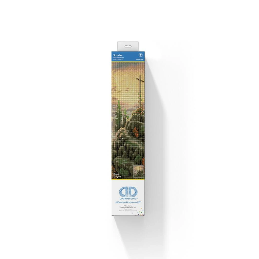 New ๐ Diamond Dotz® Intermediate Level Thomas Kinkade Sunrise Diamond Painting Kit ๐ 3 New ๐ Diamond Dotz® Intermediate Level Thomas Kinkade Sunrise Diamond Painting Kit ๐ - Image 3