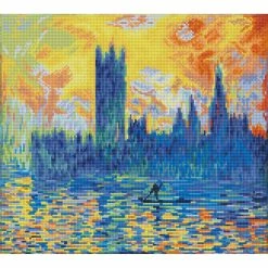 Promo 🎁 Diamond Dotz® London Parliament Diamond Painting Kit ⭐