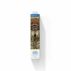 Best Pirce 👏 Diamond Dotz® Wolf Spirit Chief Diamond Painting Kit ⌛ -Diamond Dotz Shop D655646S 3