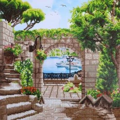 Deals 👏 Diamond Dotz® Mediterranean Stroll Diamond Painting Kit 😉
