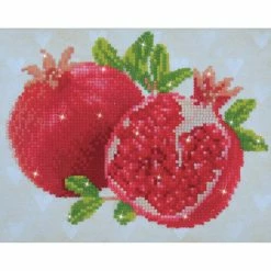 Deals โ๏ธ Diamond Dotz® Good Fortune Pomegranate Diamond Painting Kit ๐