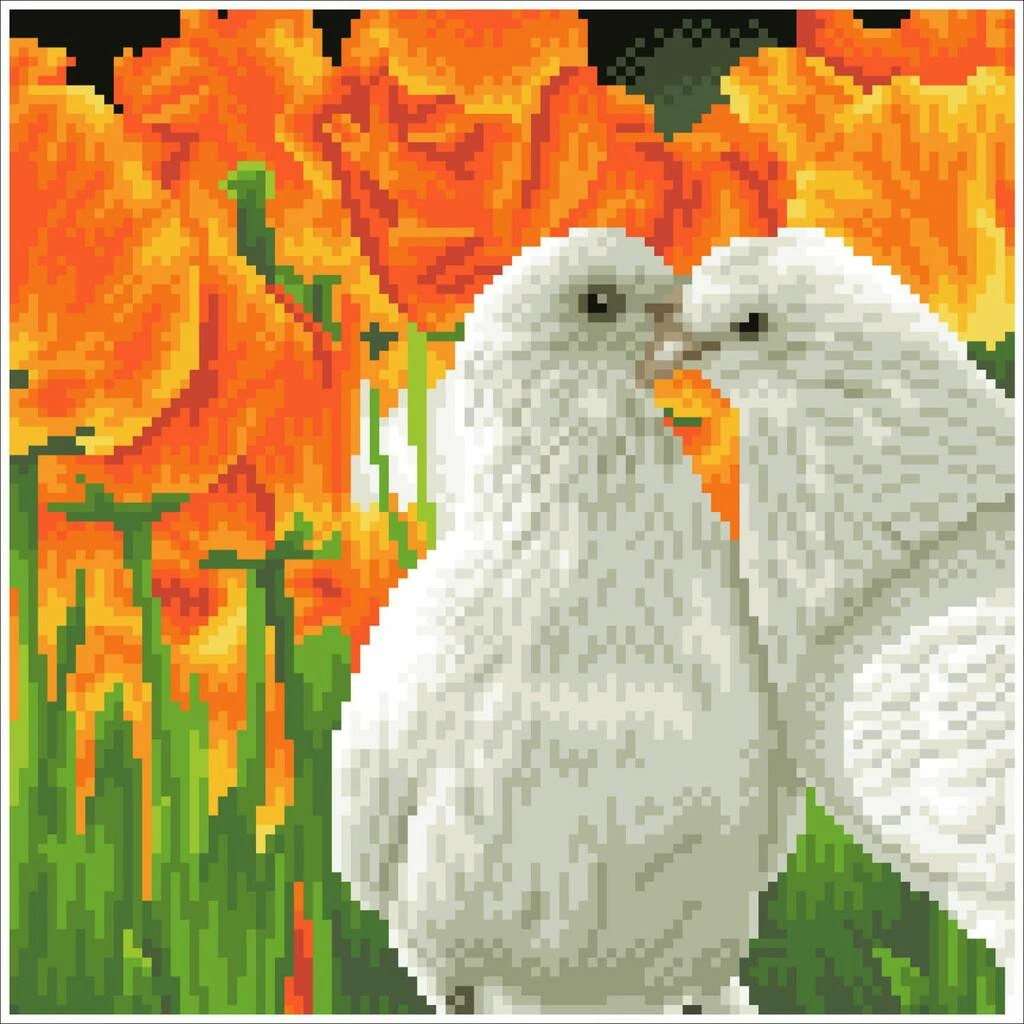 Deals ๐ Diamond Dotz® Kissing Doves Diamond Painting Kit ๐งจ 2 Deals ๐ Diamond Dotz® Kissing Doves Diamond Painting Kit ๐งจ - Image 2