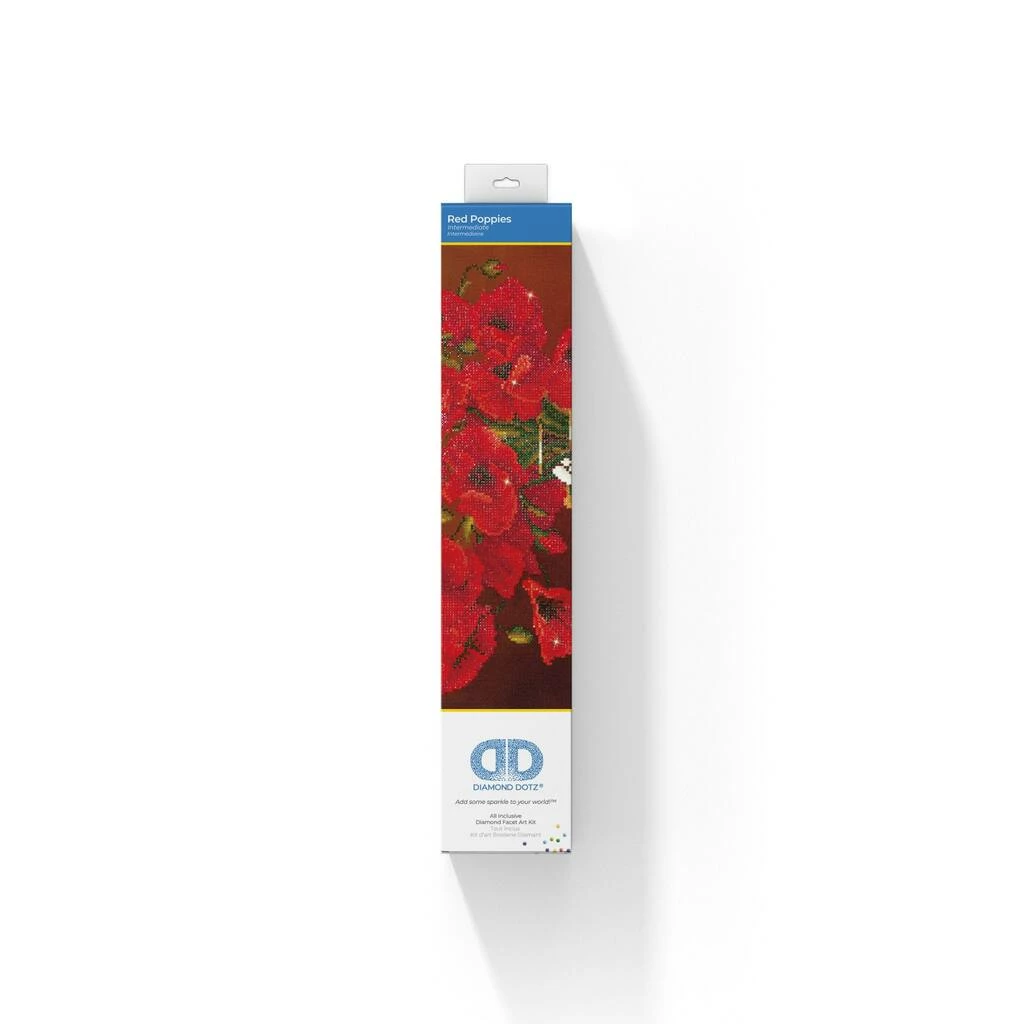 New 💯 Diamond Dotz® Red Poppies Diamond Painting Kit 🔔 3 New 💯 Diamond Dotz® Red Poppies Diamond Painting Kit 🔔 - Image 3