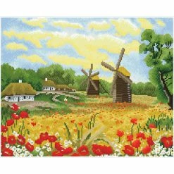 Buy ๐ฅฐ Simply Dotz® Intermediate Windmill Days Diamond Art Kit by Diamond Dotz ๐