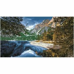 Hot Sale ๐ฅฐ Simply Dotz® Intermediate Braies Lake Dolomites Italy Diamond Art Kit by Diamond Dotz ๐