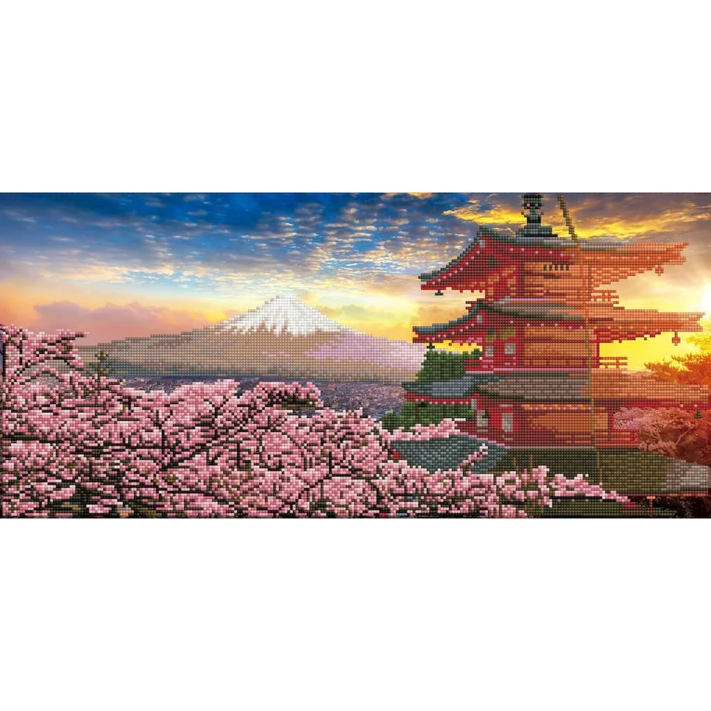 Buy ✨ Simply Dotz® Intermediate Mount Fuji Sunset Diamond Art Kit by Diamond Dotz 🎉 1 Buy ✨ Simply Dotz® Intermediate Mount Fuji Sunset Diamond Art Kit by Diamond Dotz 🎉