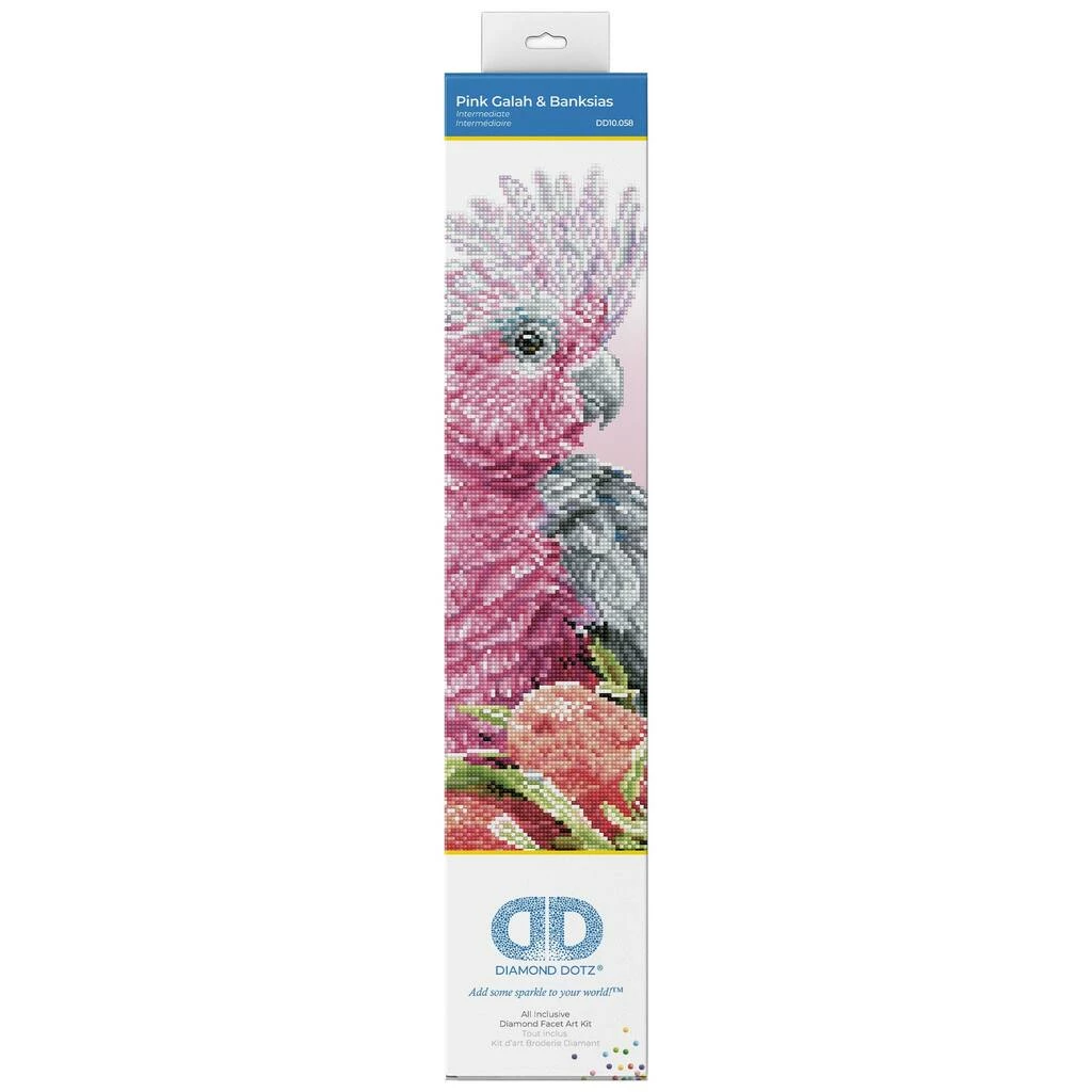 Hot Sale ๐คฉ Diamond Dotz® Intermediate Pink Galah & Banksias Diamond Art Kit ๐ 2 Hot Sale ๐คฉ Diamond Dotz® Intermediate Pink Galah & Banksias Diamond Art Kit ๐ - Image 2