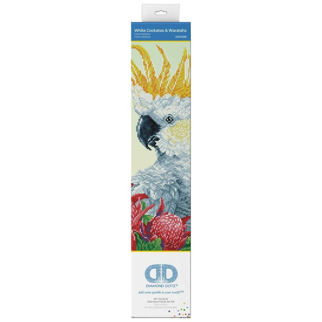 Wholesale ๐งจ Diamond Dotz® Intermediate White Cockatoo & Waratahs Diamond Art Kit ๐ 2 Wholesale ๐งจ Diamond Dotz® Intermediate White Cockatoo & Waratahs Diamond Art Kit ๐ - Image 2