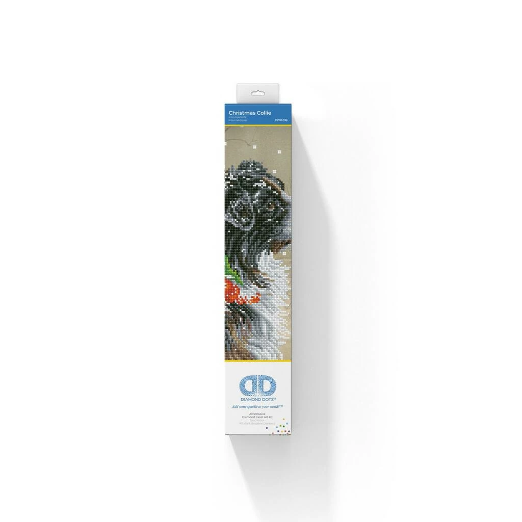 Budget 🛒 Diamond Dotz® Intermediate 🎅 Christmas Collie Diamond Painting Kit ✔️ 3 Budget 🛒 Diamond Dotz® Intermediate 🎅 Christmas Collie Diamond Painting Kit ✔️ - Image 3