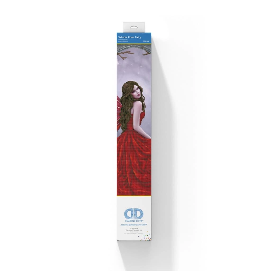Hot Sale 😉 Diamond Dotz® Advanced Winter Rose Fairy Diamond Painting Kit 🎁 3 Hot Sale 😉 Diamond Dotz® Advanced Winter Rose Fairy Diamond Painting Kit 🎁 - Image 3