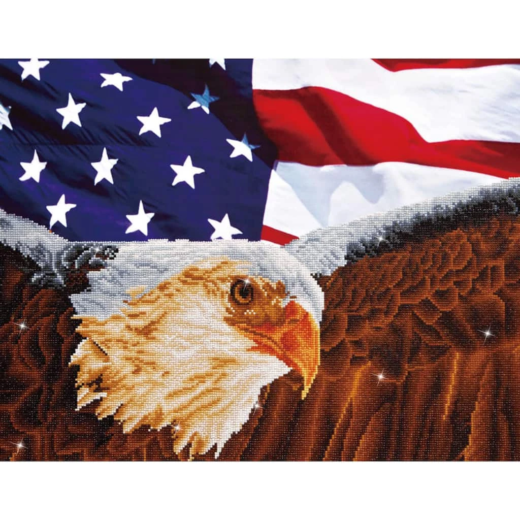 Discount ๐ Diamond Dotz® Advanced Bald Eagle & Flag Diamond Painting Kit ๐งจ 1 Discount ๐ Diamond Dotz® Advanced Bald Eagle & Flag Diamond Painting Kit ๐งจ