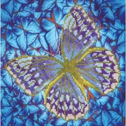 Flash Sale 🎉 Diamond Dotz® Intermediate Flutterby Silver Diamond Painting Kit 🔔