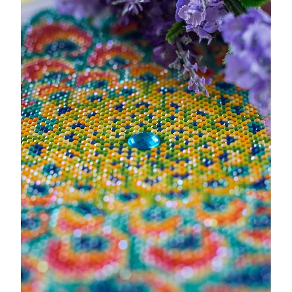 Best Pirce ๐ Diamond Dotz® Intermediate Peacock Mandala Diamond Painting Kit ๐ 4 Best Pirce ๐ Diamond Dotz® Intermediate Peacock Mandala Diamond Painting Kit ๐ - Image 4