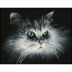 Best Sale ❤️ Diamond Dotz® Intermediate Shadow Cat Diamond Painting Kit 👏