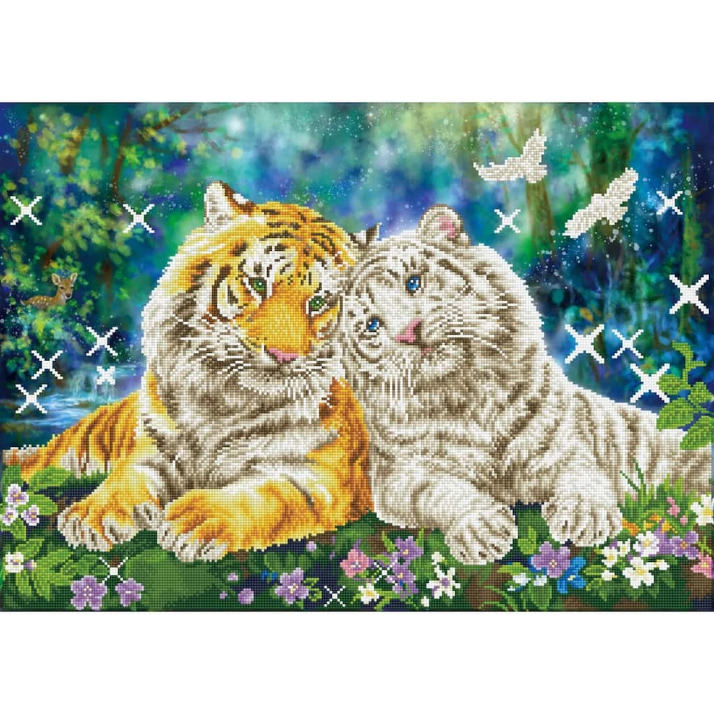 Top 10 🎁 Diamond Dotz® Intermediate Tiger Smooch Diamond Painting Kit ✨ 1 Top 10 🎁 Diamond Dotz® Intermediate Tiger Smooch Diamond Painting Kit ✨