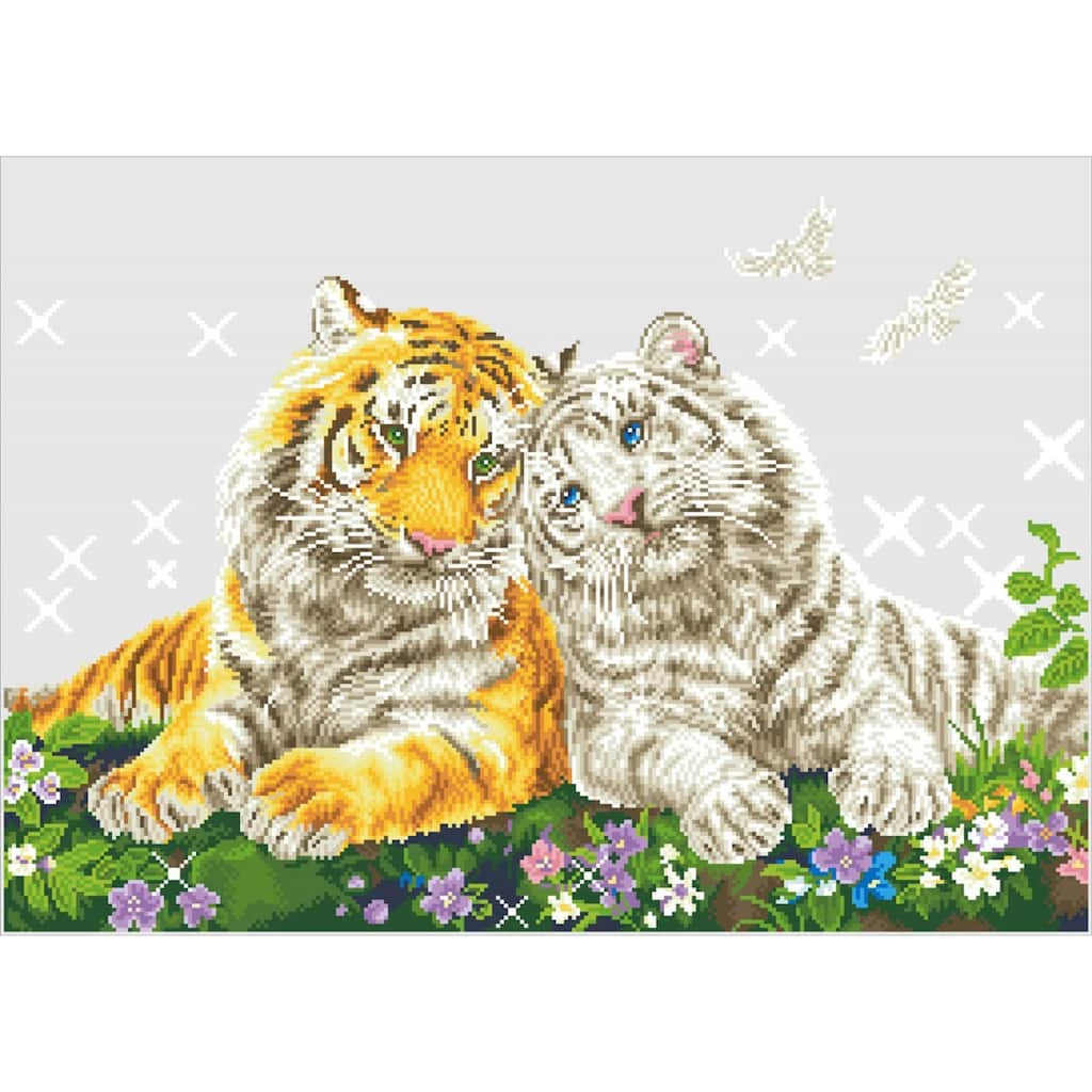 Top 10 🎁 Diamond Dotz® Intermediate Tiger Smooch Diamond Painting Kit ✨ 2 Top 10 🎁 Diamond Dotz® Intermediate Tiger Smooch Diamond Painting Kit ✨ - Image 2