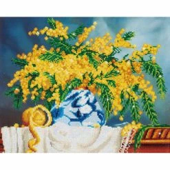 Budget ๐ Diamond Dotz® Intermediate Native Wattle Diamond Painting Kit ๐