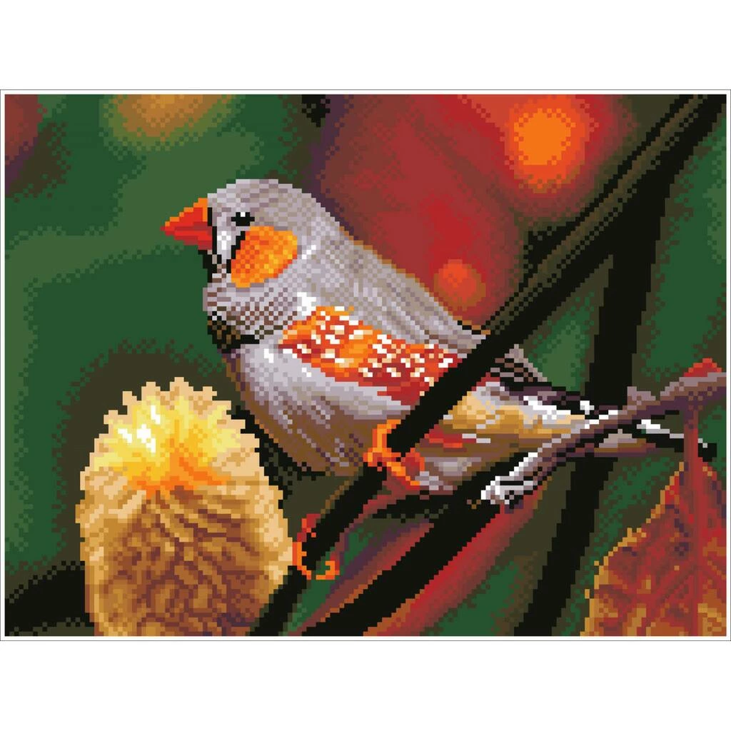 Brand new ❤️ Diamond Dotz® Intermediate Gouldian Finch Diamond Painting Kit 🔥 2 Brand new ❤️ Diamond Dotz® Intermediate Gouldian Finch Diamond Painting Kit 🔥 - Image 2