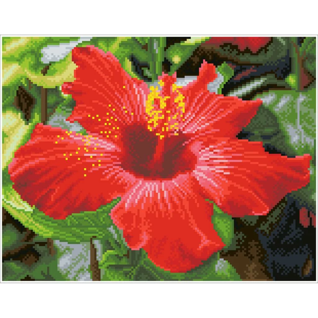 Discount ⭐ Diamond Dotz® Intermediate Hibiscus in Bloom Diamond Painting Kit 👏 2 Discount ⭐ Diamond Dotz® Intermediate Hibiscus in Bloom Diamond Painting Kit 👏 - Image 2