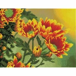Cheapest ๐ Diamond Dotz® Intermediate Field Daisies Diamond Painting Kit ๐งจ