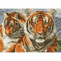 Buy ๐คฉ Diamond Dotz® Intermediate Tigers Diamond Painting Kit ๐