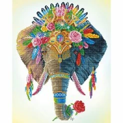 Hot Sale โ Diamond Dotz® Advanced Bohemian Elephant Diamond Painting Kit ๐