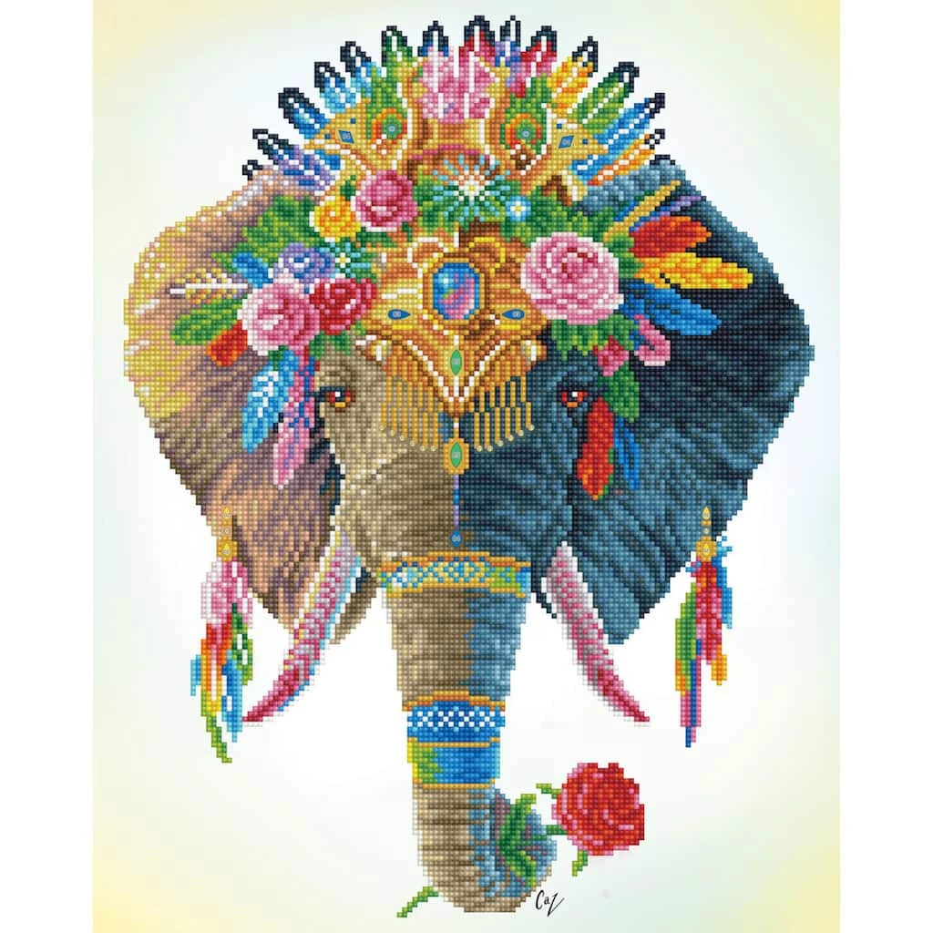 Hot Sale β Diamond Dotz® Advanced Bohemian Elephant Diamond Painting Kit π 1 Hot Sale β Diamond Dotz® Advanced Bohemian Elephant Diamond Painting Kit π