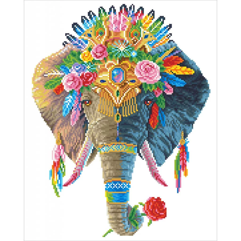 Hot Sale β Diamond Dotz® Advanced Bohemian Elephant Diamond Painting Kit π 2 Hot Sale β Diamond Dotz® Advanced Bohemian Elephant Diamond Painting Kit π - Image 2