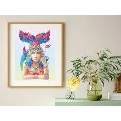 Best Sale 😉 Diamond Dotz® Advanced Mystic Mermaid Diamond Painting Kit 👏 -Diamond Dotz Shop D666183S 4