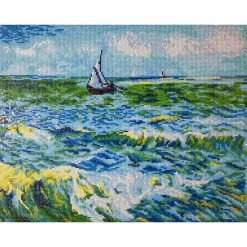 Flash Sale ๐ฅฐ Diamond Dotz® Advanced Seascape at Saint Maries (Van Gogh) Diamond Painting Kit ๐งจ