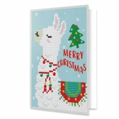 Outlet ⌛ Diamond Dotz® Merry 🎅 Christmas Llama Diamond Painting Kit 👍