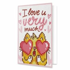 Best Pirce โจ Diamond Dotz® Love You Diamond Painting Greeting Card Kit ๐งจ