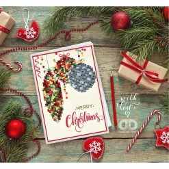 Brand new ๐ Diamond Dotz® Merry ๐ Christmas Baubles Trad Diamond Painting Greeting Card Kit ๐ 5 Brand new ๐ Diamond Dotz® Merry ๐ Christmas Baubles Trad Diamond Painting Greeting Card Kit ๐ -Diamond Dotz Shop D668031S 4
