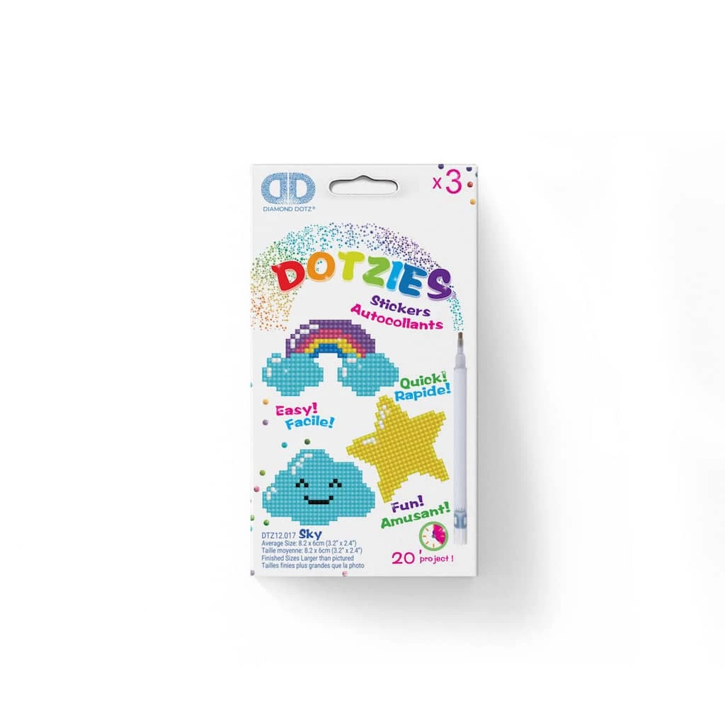 Outlet ๐ Diamond Dotz® Beginner Sky DOTZIES Stickers Diamond Painting Artwork Kit โค๏ธ 2 Outlet ๐ Diamond Dotz® Beginner Sky DOTZIES Stickers Diamond Painting Artwork Kit โค๏ธ - Image 2