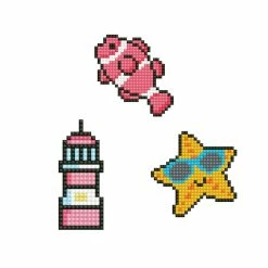 Best Pirce ๐งจ Diamond Dotz® Beginner Bubbles, Fish, Starfish, Light House DOTZIES Stickers Diamond Painting Artwork Kit ๐