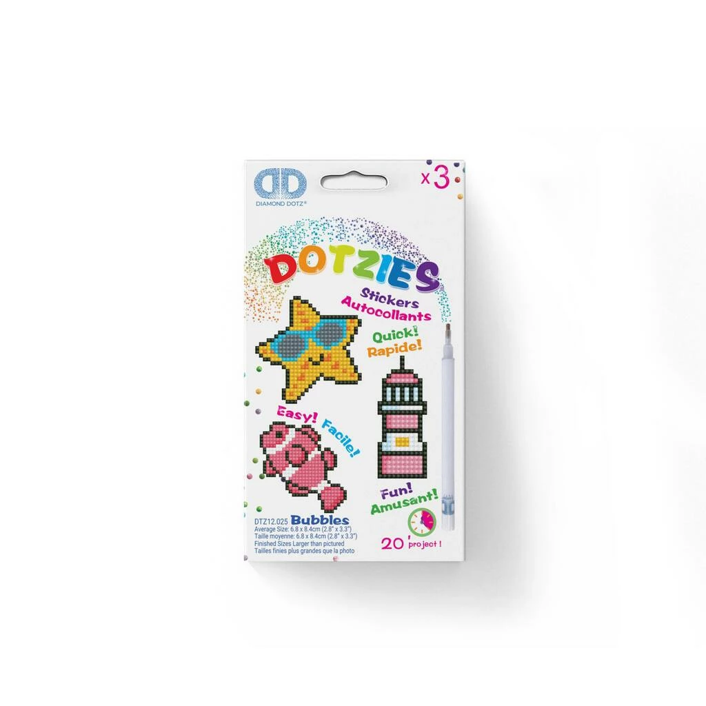 Best Pirce ๐งจ Diamond Dotz® Beginner Bubbles, Fish, Starfish, Light House DOTZIES Stickers Diamond Painting Artwork Kit ๐ 2 Best Pirce ๐งจ Diamond Dotz® Beginner Bubbles, Fish, Starfish, Light House DOTZIES Stickers Diamond Painting Artwork Kit ๐ - Image 2
