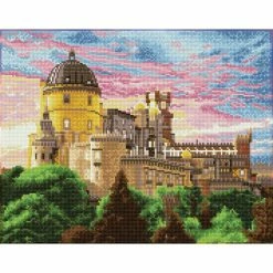 Coupon โ๏ธ Diamond Dotz® Intermediate Pena National Palace, Sintra, Portugal Diamond Art Painting Kit ๐